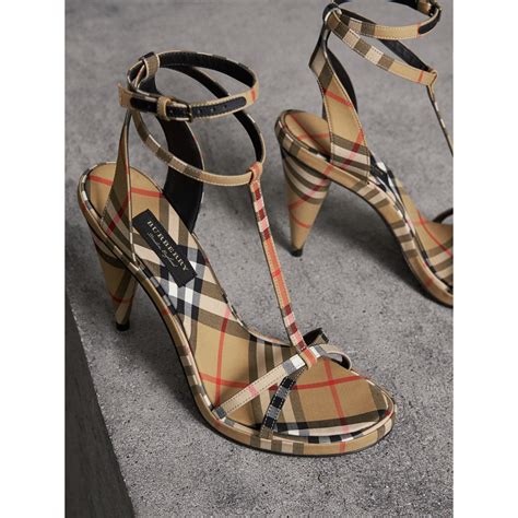 burberry sandals women|Burberry style heel sandals.